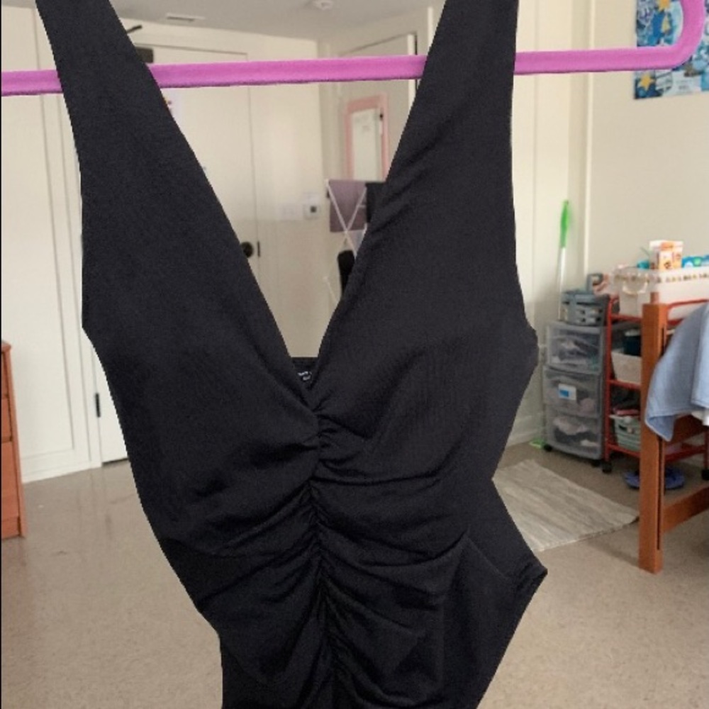 Zara Ruched Bodysuit - Picture 2 of 3